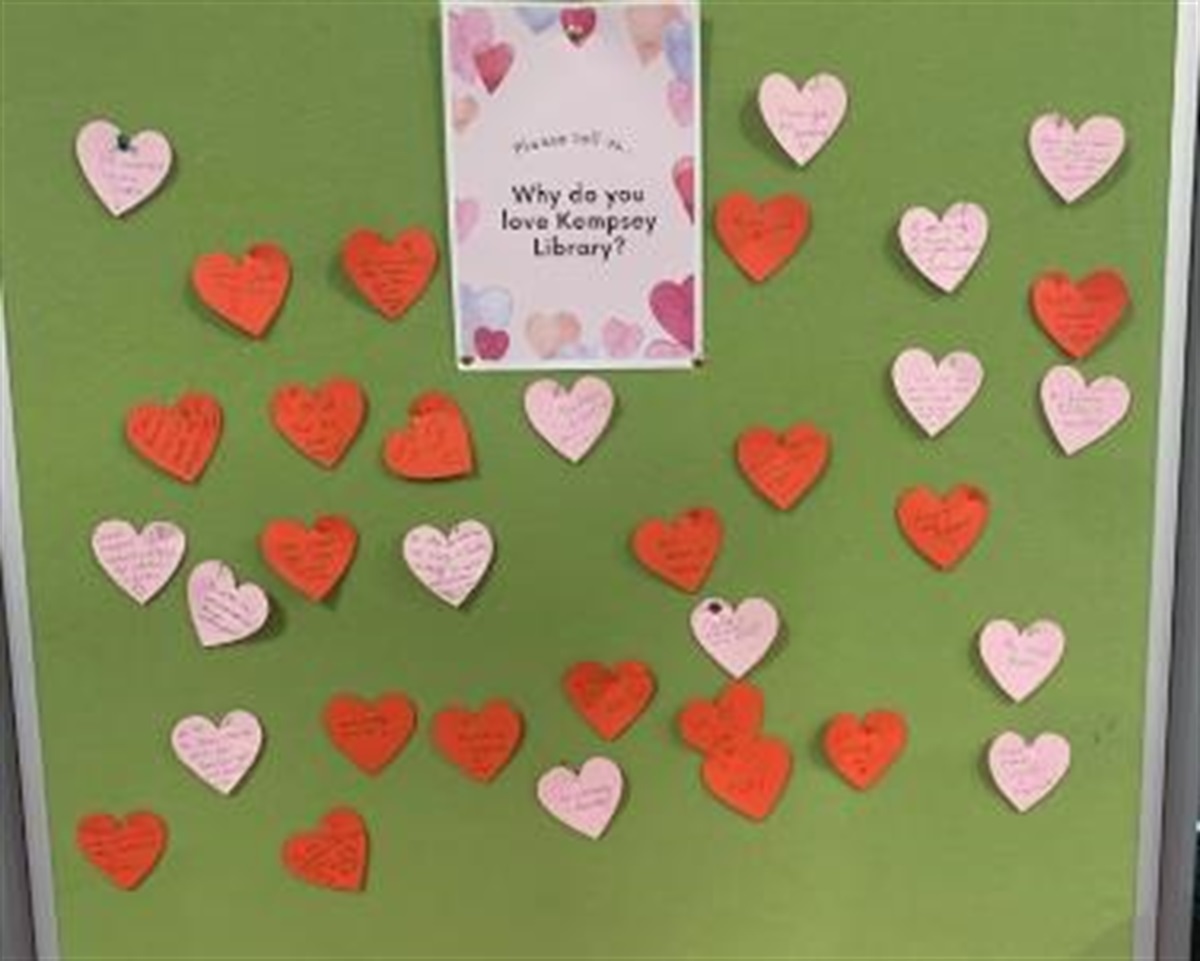 Sharing love on Library Lovers Day Mirage News