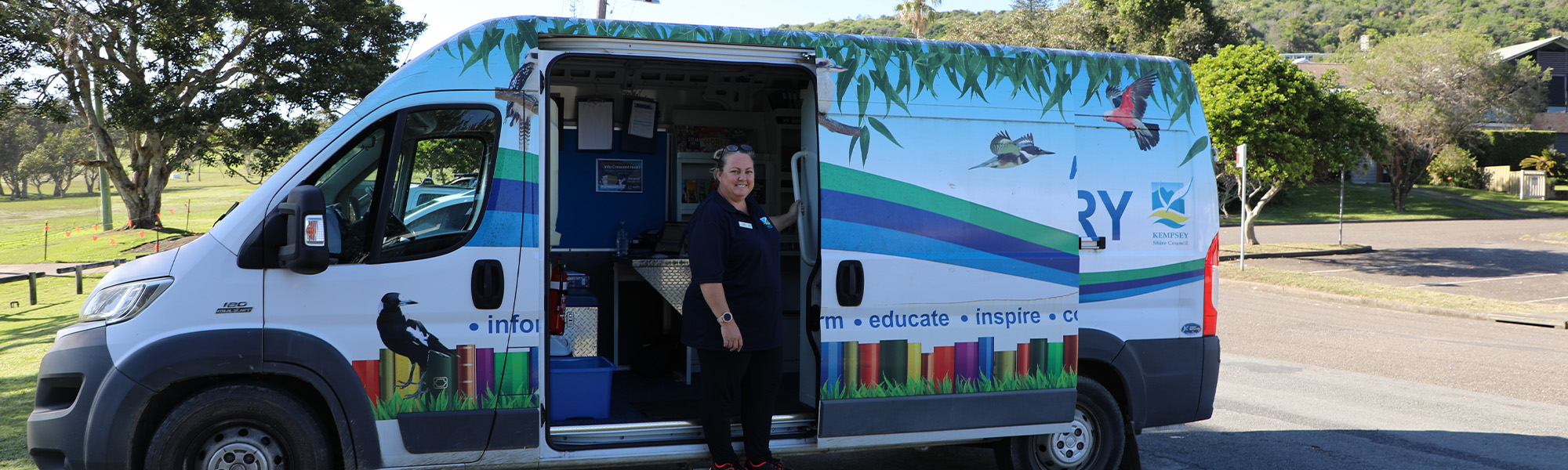 Mobile library van will visit crescent head every fortnight